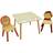 Liberty House Toys Jungle Square Table & 2 Chairs Set