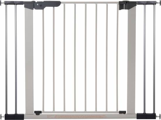 - made in Denmark 92.5-99.8 cm TÜV / GS approved BabyDan Premier door grille / stair gate for clamping Color: Black 