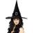 Smiffys Witch Hat with Diamante Buckle