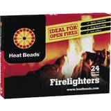 Firelighter Block Heat Beads Firelighters Cubes Pack of 24