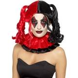 Smiffys Twisted Harlequin Wig Black & Red