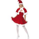 Smiffys Miss Santa Costume with Cape Red
