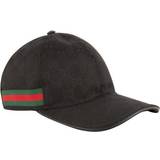 Caps Men's Clothing Gucci Original GG Canvas Baseball Hat - Black