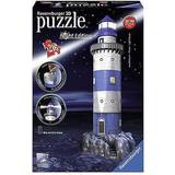 3D-Jigsaw Puzzles Ravensburger Lighthouse at Night