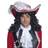 Smiffys Authentic Pirate Hat Red