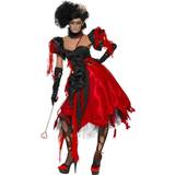 Smiffys Queen of Hearts Costume Black & Red