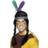 Smiffys Native American Inspired Feathered Headband Multi-Coloured
