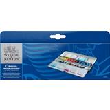 Water Colour Winsor & Newton Cotman Water Colours Metal Sketchers Box 24 Half Pans