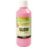 Luminescent Paint Glow in the Dark Paint Fluorescent Light Red 250ml