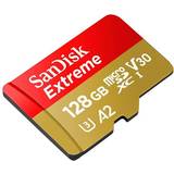 Memory Cards & USB Flash Drives SanDisk Extreme microSDXC Class 10 UHS-I U3 V30 A2 160/90MB/s 128GB +Adapter