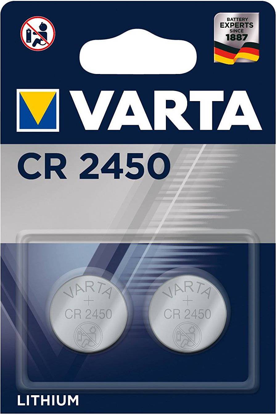 Varta Lithium CR 2450 Knopfzelle 3V 