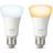 Philips Hue White Ambiance LED Lamp 9.5W E27 2 Pack