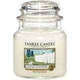 Candlesticks, Candles & Fragrance on sale Yankee Candle Clean Cotton Medium Scented Candles