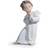 Lladro Angel with Flute Figurine