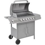 6 burner gas grill BBQs vidaXL 41909