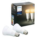 Philips hue white bulb e27 Light Bulbs Philips Hue White Ambient LED Lamps 8.5W E27 2-pack