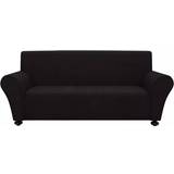 Loose Covers vidaXL stretch Loose Sofa Cover Black (210x140cm)