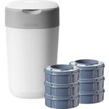 Diaper Pails Tommee Tippee Twist & Click Nappy Disposal System with 6 Refills