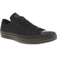 black all star oxford trainers