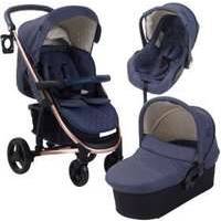 dreamiie by samantha faiers mb200  charcoal chevron travel system