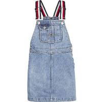 tommy jeans summer heritage dungaree dress
