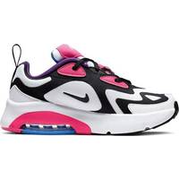 nike white and pink air max 200 trainers