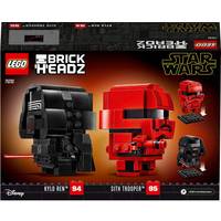 The Rise of Skywalker Movie Collectors Double Pack LEGO 75232 Brickheadz Kylo Ren /& Sith Trooper Collectable Building Set from Star Wars