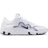 nike black & white renew lucent trainers