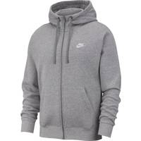 nike fleece hoodie grey