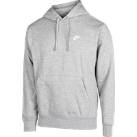gray nike fleece hoodie