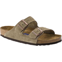 birkenstock arizona soft footbed suede leather sandals