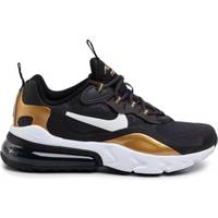 nike react 270 black and gold