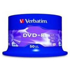 Optical Storage Verbatim DVD+R 4.7GB 16x Spindle 50-Pack