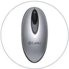 LabTec Wireless Optical Mouse Plus Silver