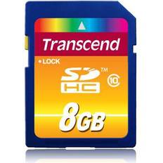 8 GB - SDHC Memory Cards & USB Flash Drives Transcend SDHC Class 10 8GB
