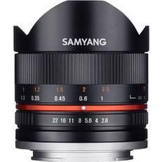 Samyang Canon EF-M Camera Lenses Samyang 8mm F2.8 UMC Fisheye II for Canon M