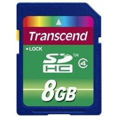 8 GB - SDHC Memory Cards & USB Flash Drives Transcend SDHC Class 4 8GB