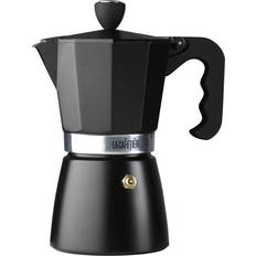 Black Moka Pots La Cafetière Classic Espresso 6 Cup