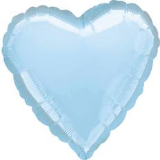 Amscan Foil Ballon Heart Standard Blue 10-pack