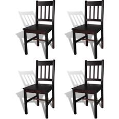 VidaXL Kitchen Chairs vidaXL Wooden Kitchen Chair 86cm 4pcs