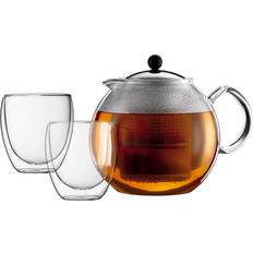 Glass Teapots Bodum Assam Set Teapot 1.5L