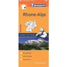 Rhone-Alps - Michelin Regional Map 523 (Michelin Regional Maps) (Map, 2016)