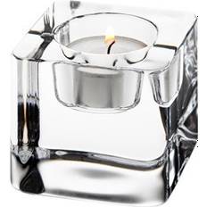 Orrefors Candle Holders Orrefors Ice Cube Candle Holder 6.5cm