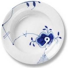 Porcelain Soup Plates Royal Copenhagen Blue Fluted Mega Soup Plate 21cm