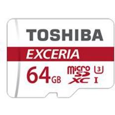 64 GB - Class 10 - microSDHC Memory Cards Toshiba Exceria M302-EA MicroSDXC UHS-I U3 64GB