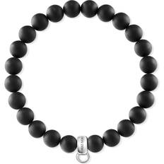 Obsidian Bracelets Thomas Sabo Charm Club Bracelet - Silver/Black