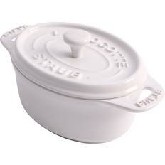 Ceramics Mini Casseroles Staub Oval with lid 0.2 L