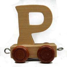 Bino Toy Vehicles Bino Wooden Train Letter P