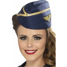 Uniforms & Professions Headgear Smiffys Womens Flight Attendant Hat