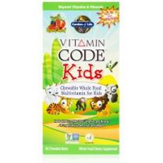 Garden of Life Vitamin Code Kids Multivitamin 60 pcs